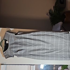 Hatch x J.Crew Black Maternity Resume Dress Glen Plaid Knee Length Gray